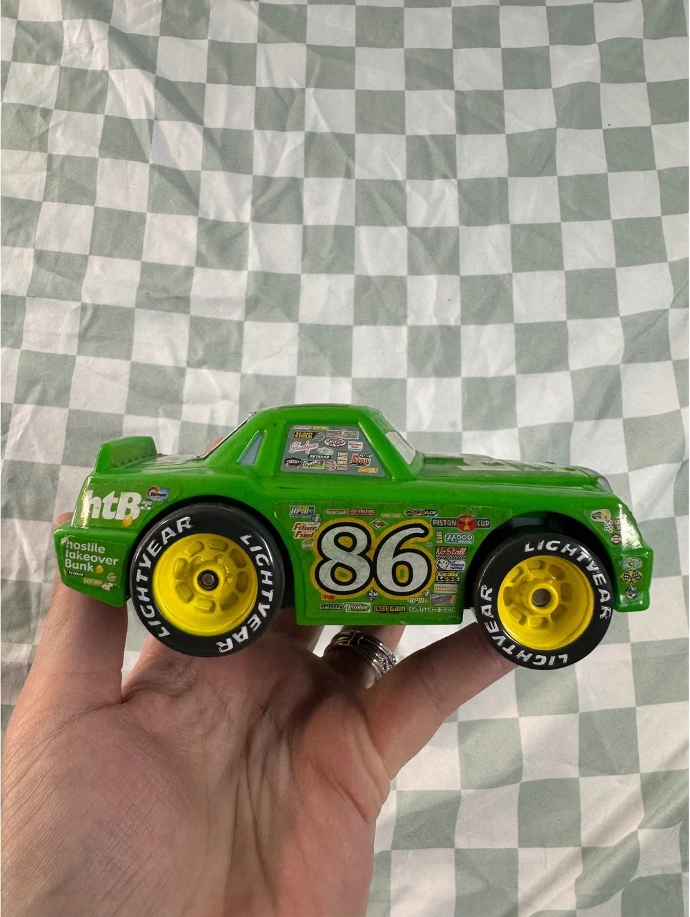 Disney Pixar Cars Chick Hicks Green Talking Car Toy